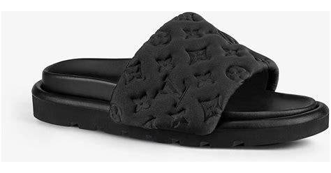 louis vuitton padded sliders|louis vuitton sliders women.